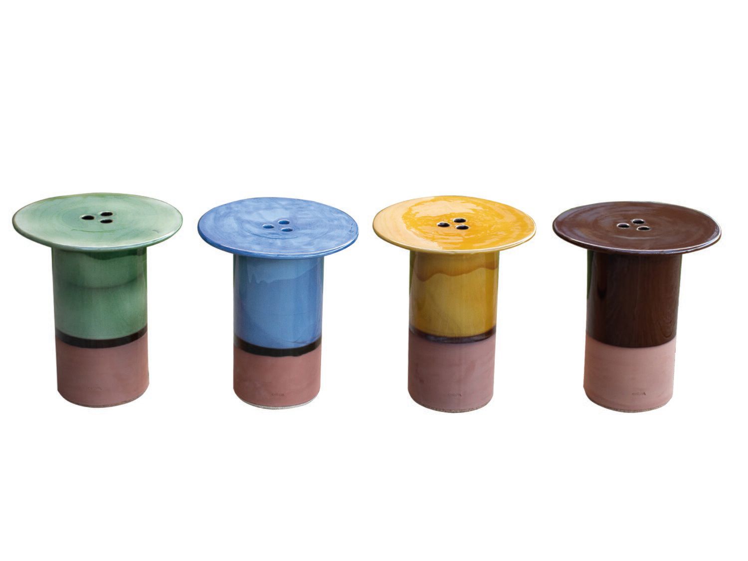 Керамический низкий садовый стул calma BOLET ARCH-00016341 - Вид №2