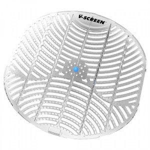 V-SCREEN BLUE (Прохладная мята) VECTAIR SYSTEMS V-SCREEN Сетка - Ароматизатор для писсуаров – аромат Прохладная мята Прозрачный, Светло-серый