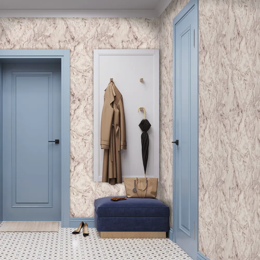 Santreyd Каскад - рельефные бумажные обои с коричневым узором 89839986 STLM-0080008 - Вид №4