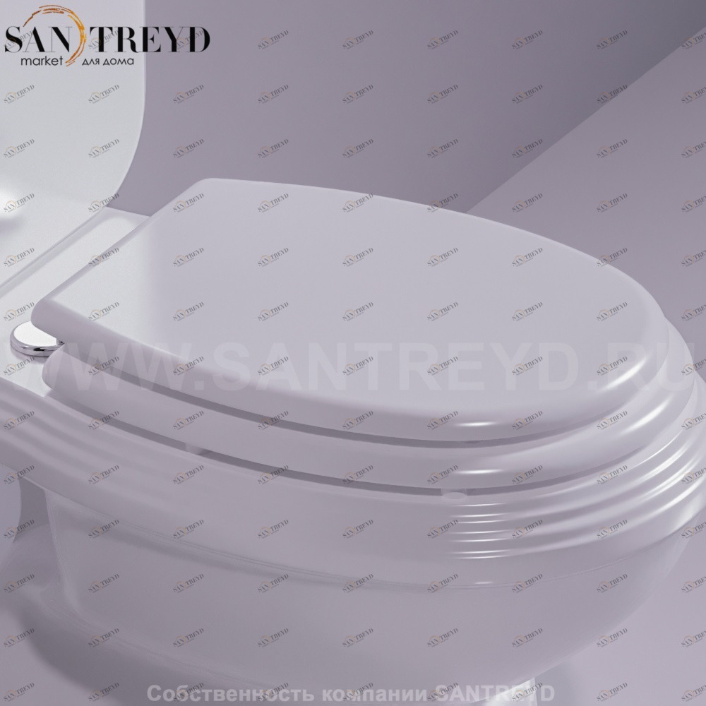 AR006D03BIANCOCR Крышка сиденье для унитаза Simas Arcade