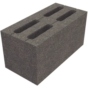 Блок пескоцементный Хоган 4-х пустотный 390x190x188 мм