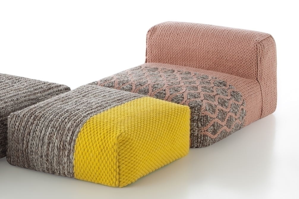 070842 Пуф модульный Rhombus Pink GAN Mangas Space 