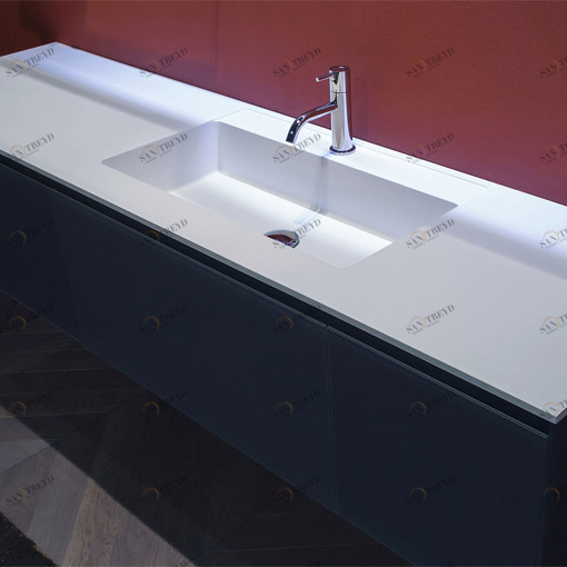 BASICO154180 Накладная раковина на столешницу  прямоугольная Antoniolupi BASICO