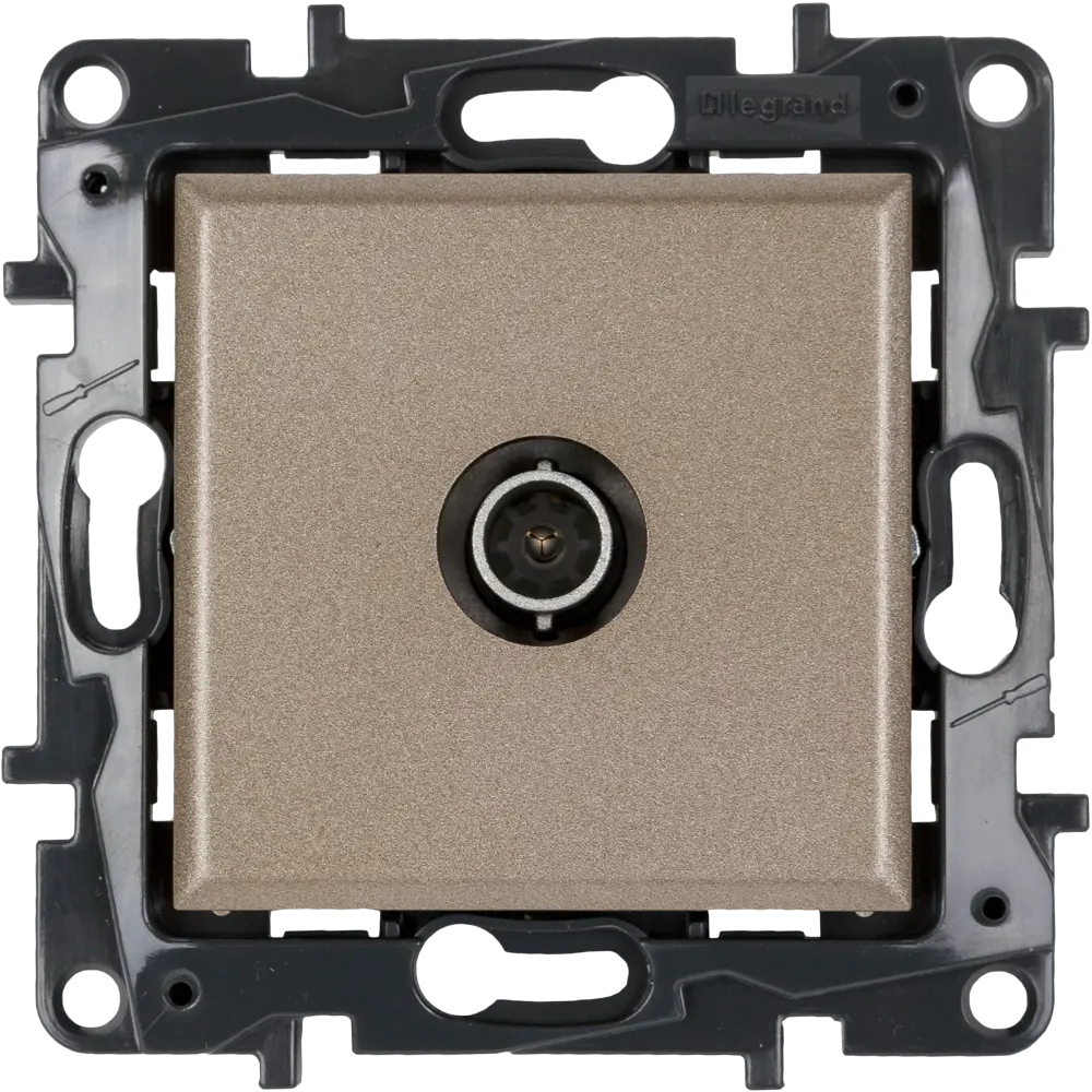 ТВ-розетка Legrand Structura звезда шампань для цифрового ТВ 82064706 STLM-0018689