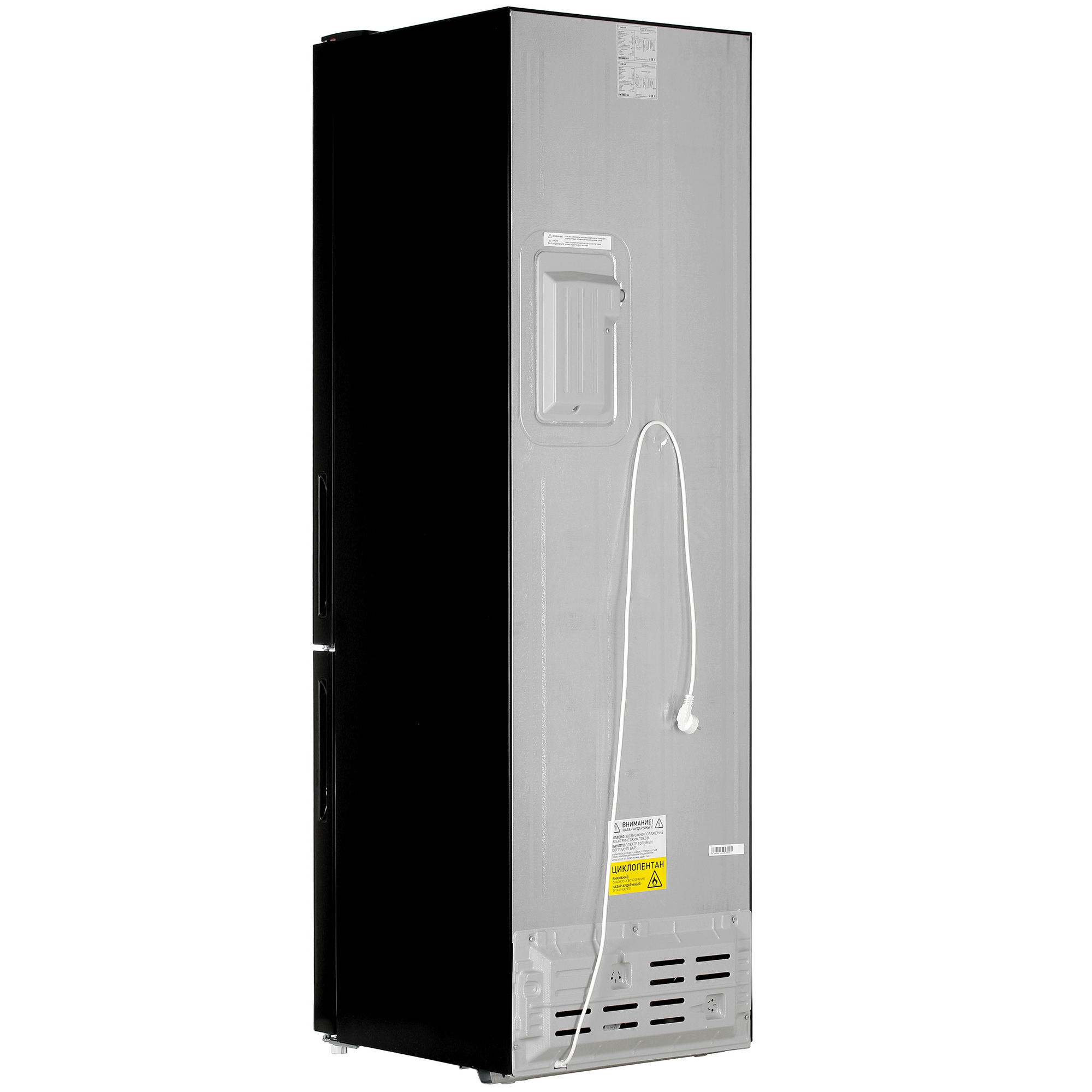 5032030 Холодильник с морозильником   DEXP RF-CN350DMG/SI черный STDN-0119652 - Вид №4