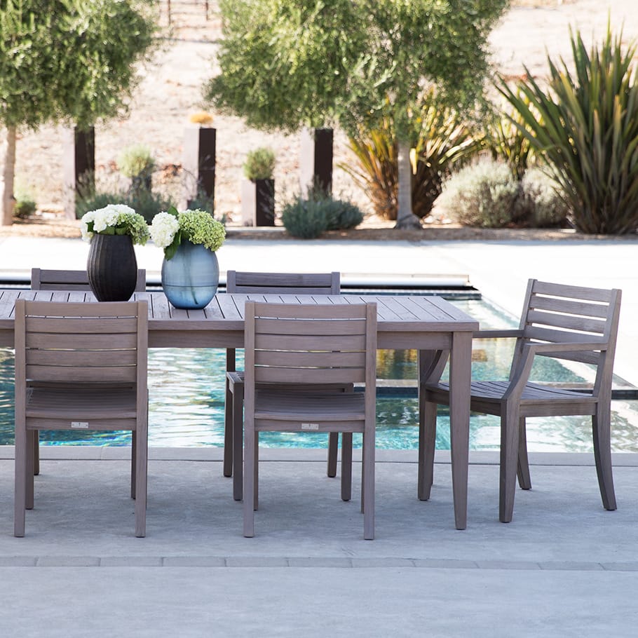 Прямоугольный обеденный стол из тикового дерева JANUS et Cie Relais ARCH-00065065 - Вид №2