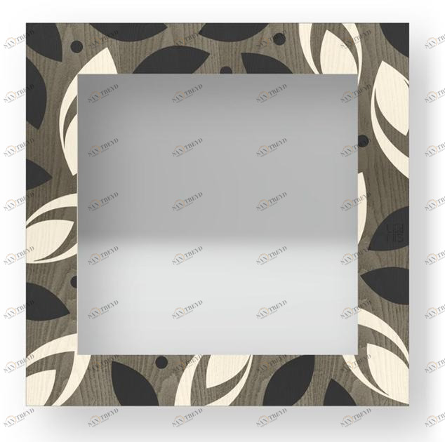 LIGNIS® Квадратное настенное зеркало в раме Dolcevita brio 12.022