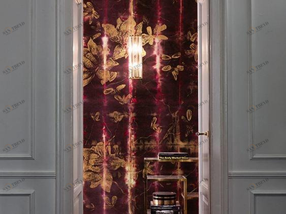 Wall&decò Обои с цветочными мотивами Contemporary wallpaper 2017 sun-id-1368157