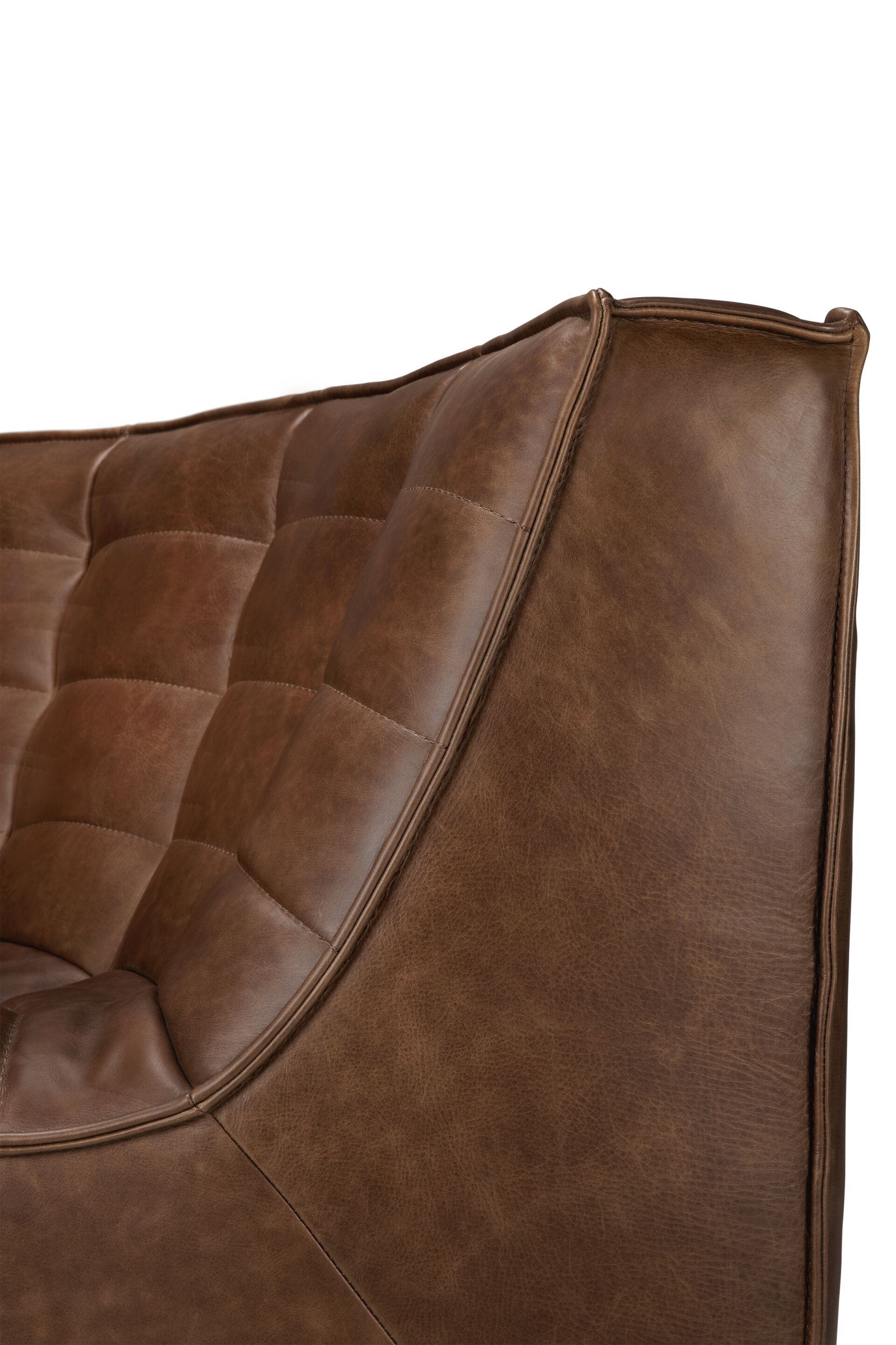 Кожаное угловое кресло Ethnicraft N701 ARCH-00107366 - Вид №2