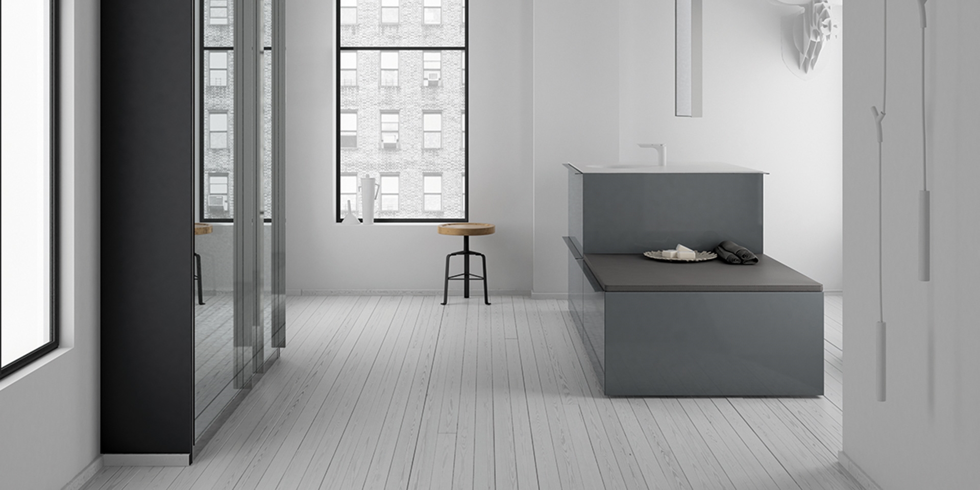 Модуль-тумба с 2 ящиками KA028B  Inbani Ка - Вид №1