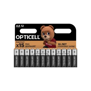 Алкалиновые батарейки Santreyd Opticell Basic AA 12 шт - надежное питание для устройств 89361710