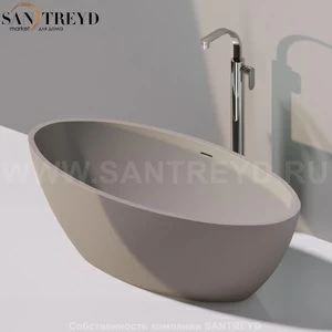 Flaminia APP Ванна свободностоящая 150 см серая AP150V.1019