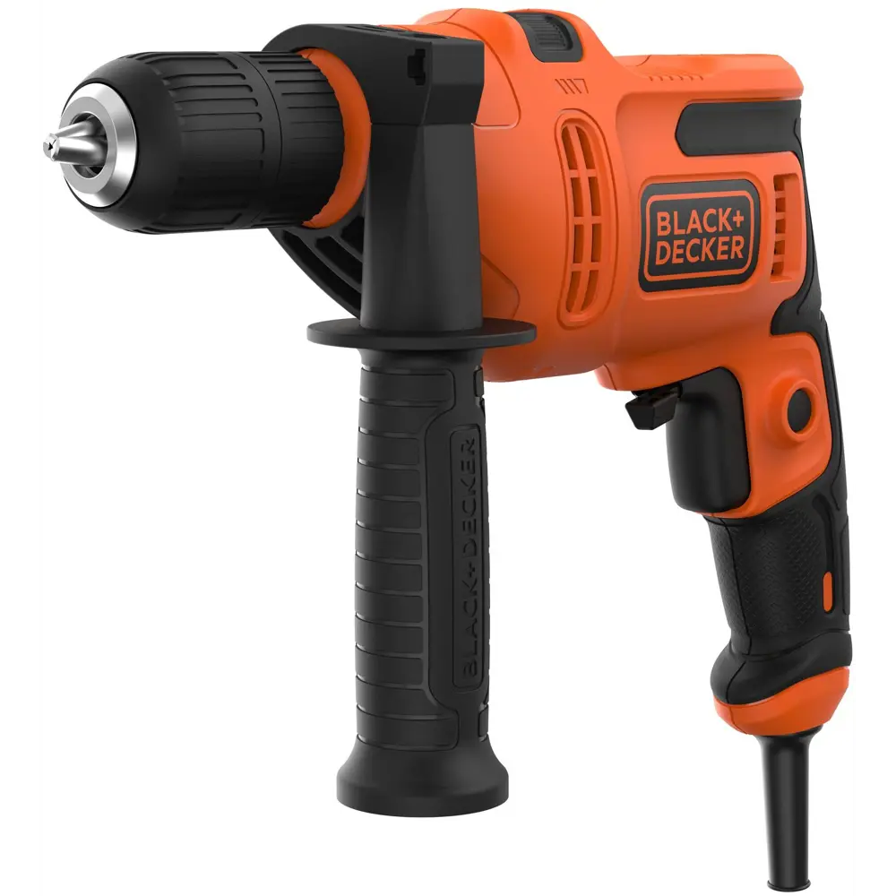 Дрель сетевая ударная Black + Decker BEH710-QS, 710 Вт STLM-2080277 - Вид №1