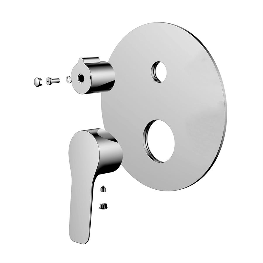 BB35037108 Bienbanyo Смеситель для скрытой ванны с круглой камерой подачи воды 2F - Деталь для поверхностного монтажа 