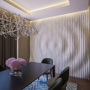 Трехмерная декоративная гипсовая панель