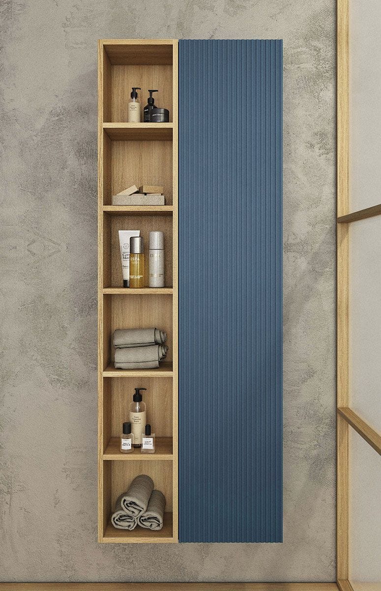 Деревянный подвесной шкаф для умывальника с выдвижными ящиками LEGNOBAGNO Re-Stretch ARCH-00053737 - Вид №2