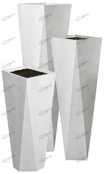 GANSK Высокий садовый горшок Diamond G3406a/b/c