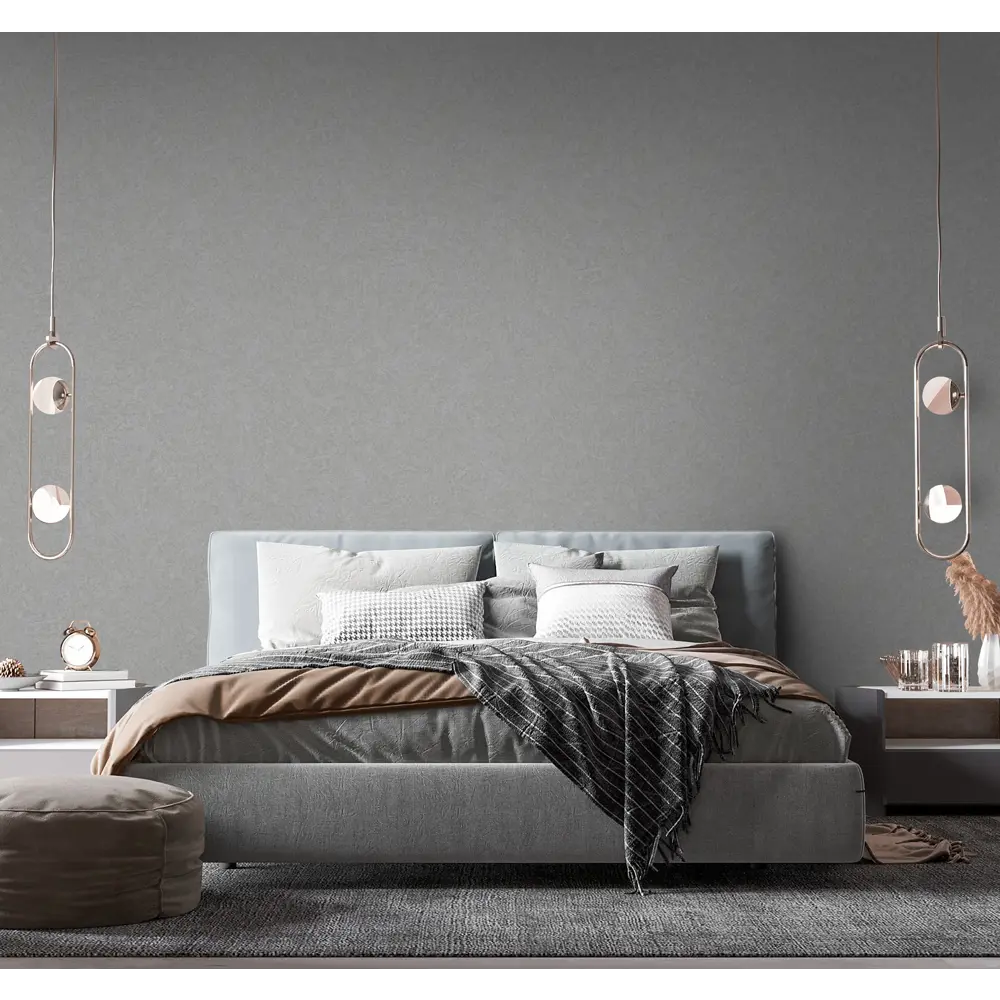 Флизелиновые обои Wallsecret Oslo в серых тонах для стильного интерьера 89389723 STLM-1576607 - Вид №4