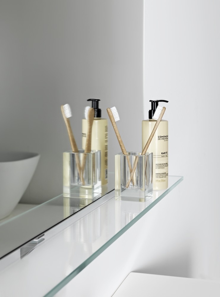 H4475849004501 Стеклянная полка с 2 настенными креплениями LAUFEN PRO - Вид №1