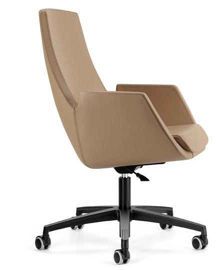 TALIN Регулируемое по высоте кресло для руководителя из кожи с 5 спицами и колесами Nubia sun-id-1390919 - Вид №2