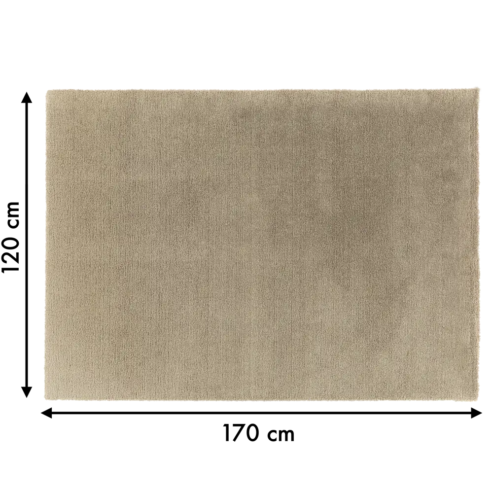 Ковер полиэстер Tony Inspire 120x170 см цвет бежевый 83206084 STLM-2024944  - Вид №4