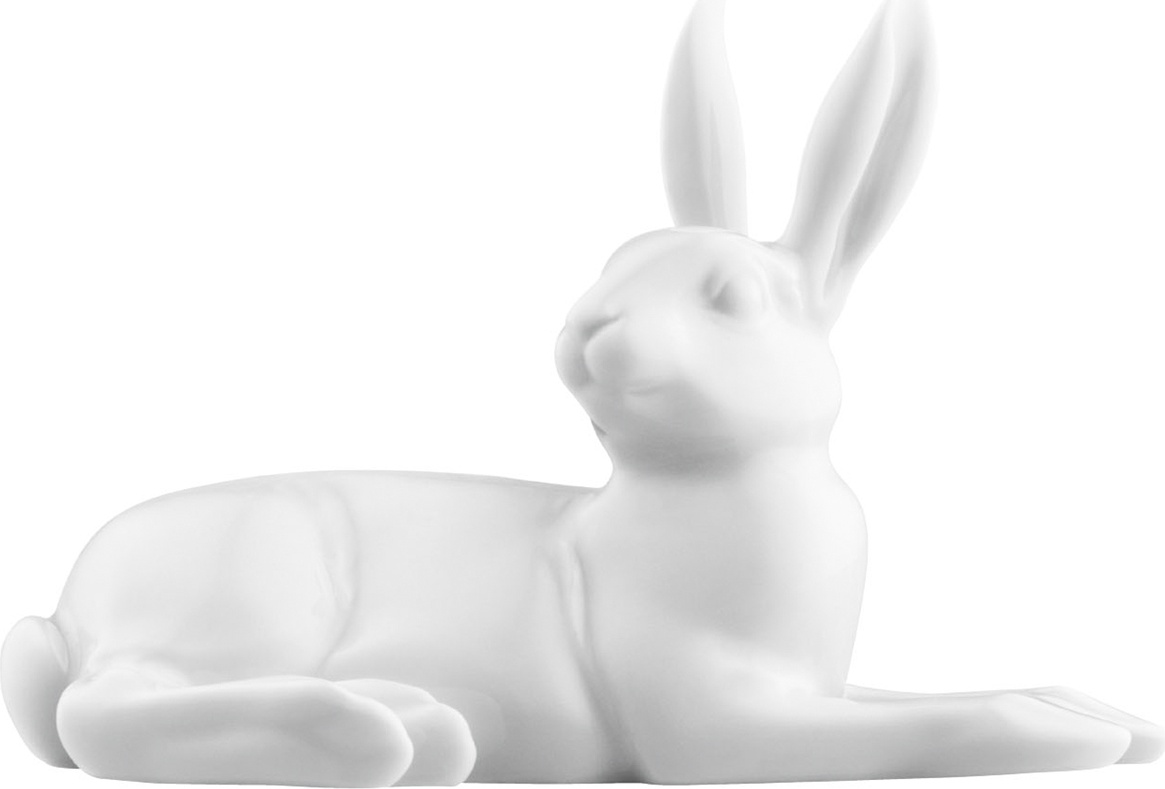 1046311 Furstenberg Фигурка Furstenberg "Кролик Иоганн" 10см (белая) Фарфор 
