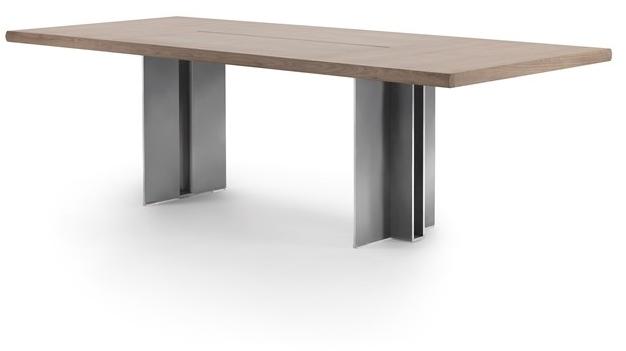 Flexform Прямоугольный стол с деревянной столешницей sun-id-1466333 - Вид №3