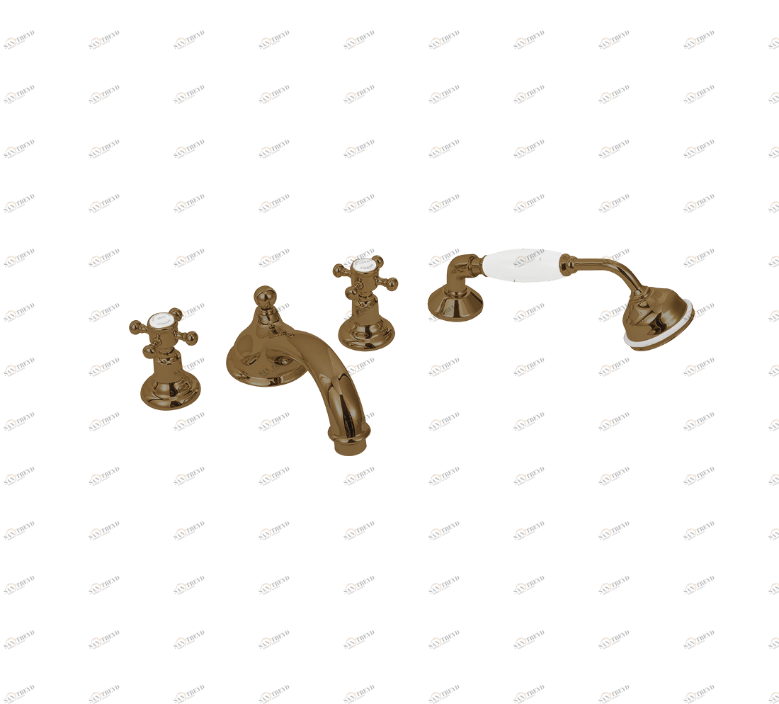 Gentry Home Центр смесителя для раковины до центра два отверстия под смеситель мм Antique Бронза GH101489