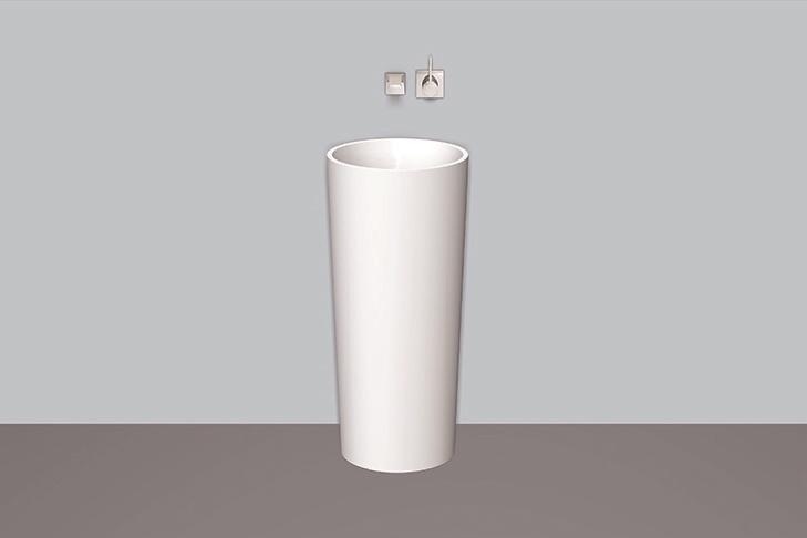 4507500401 Умывальник, wt.rx400.co, белая, противомикробное Alape Серия CO (Scopio) 