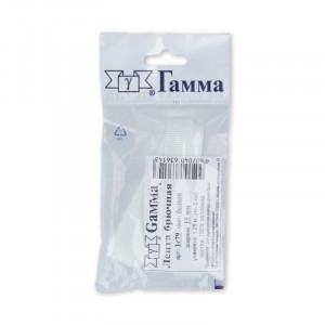 1с79 Лента брючная ФАСОВКА 15 мм 1.25 м БЕЛЫЙ Gamma