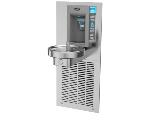 Бесконтактный диспенсер для воды с питьевым фонтаном