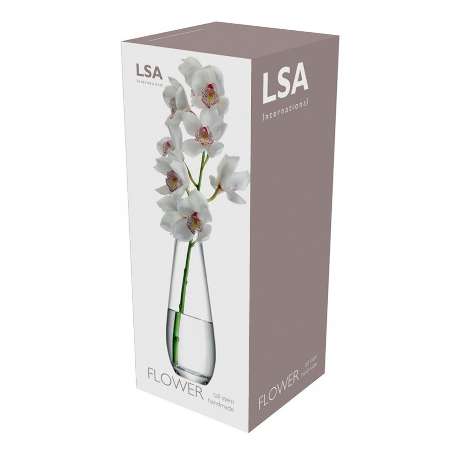 Ваза для высокого букета flower 41 см LSA INTERNATIONAL ДИЗАЙНЕРСКИЕ 253344 Прозрачный  - Вид №5