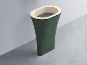 AMLA65-LN+AMPILO-CM+AMCOLO-MU Раковина Amedeo Ovale отдельностоящая cielo Enjoy + Amedeo