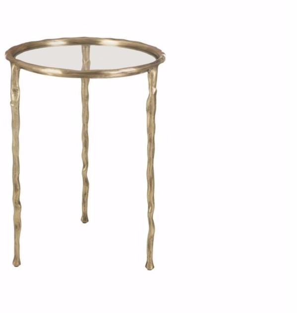 Hamilton Conte Paris Круглый сервировочный столик из латуни sun-id-1384192 - Вид №1