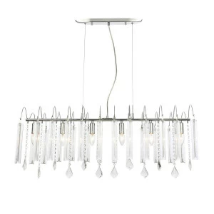 Подвесной светильник серебристый ST Luce Osoleto SL386.103.06 ST LUCE ДИЗАЙНЕРСКИЕ, OSOLETO 00-3890183 Серебро