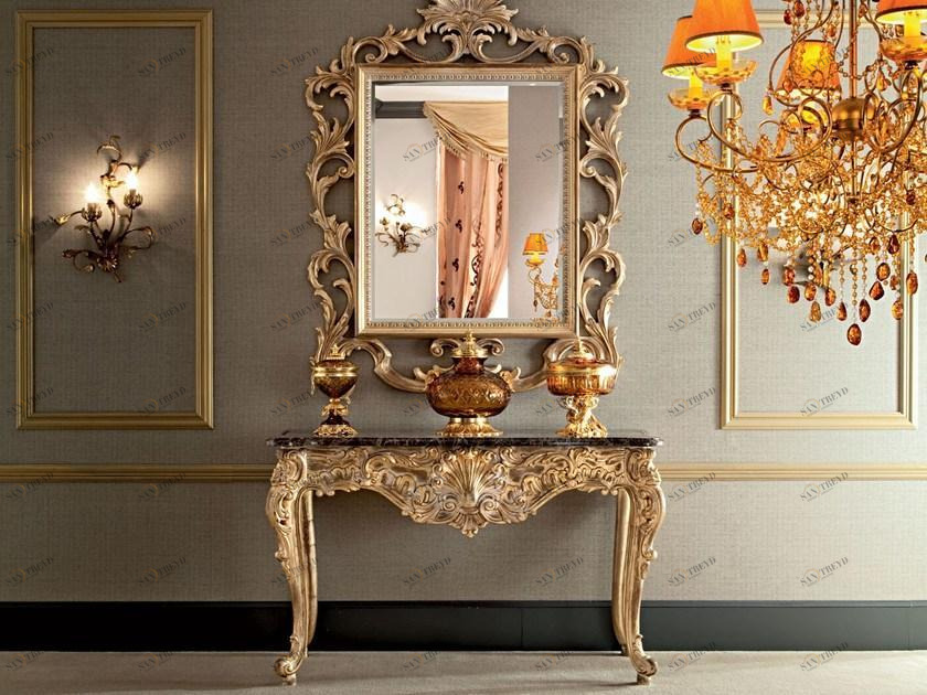 Modenese Gastone Прямоугольная консоль из массива дерева Casanova sun-id-1364743