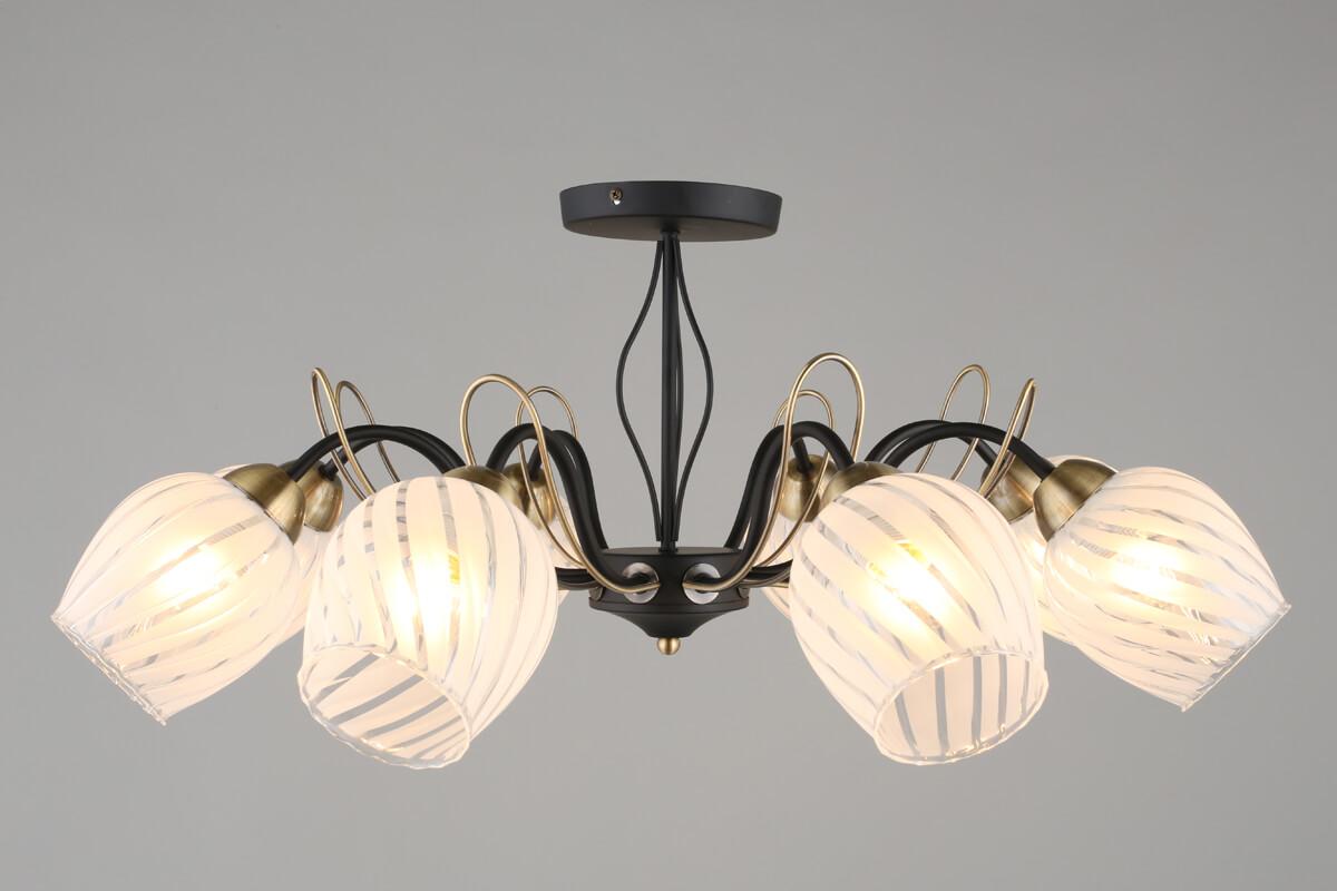 Потолочная люстра Omnilux Garda OML-65507-08 OMNILUX GARDA 328311 Белый;черный - Вид №2