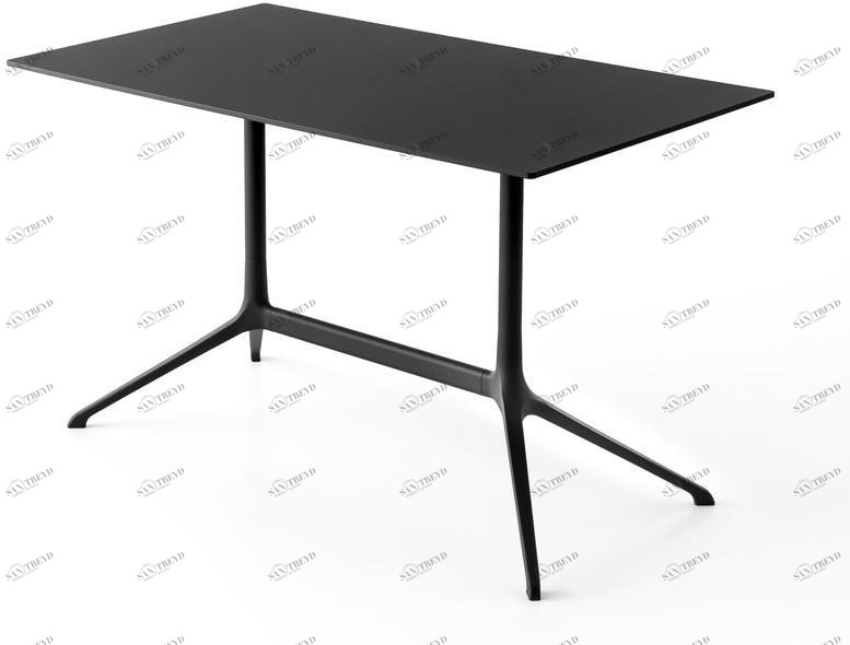 Kristalia Прямоугольный стол из литого под давлением алюминия с откидной крышкой Elephant sun-id-1455627