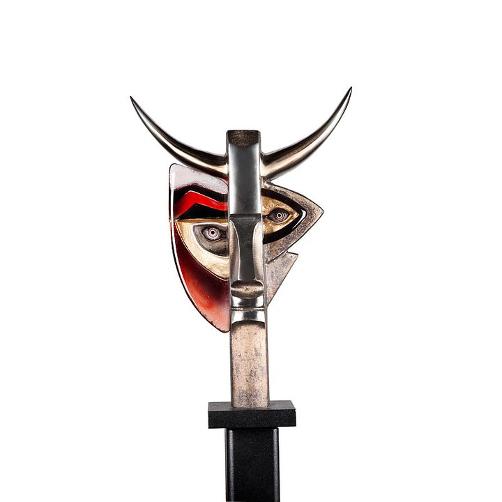 68167 Скульптура "Тир II", бордовая/золотая, 1540 мм Maleras 