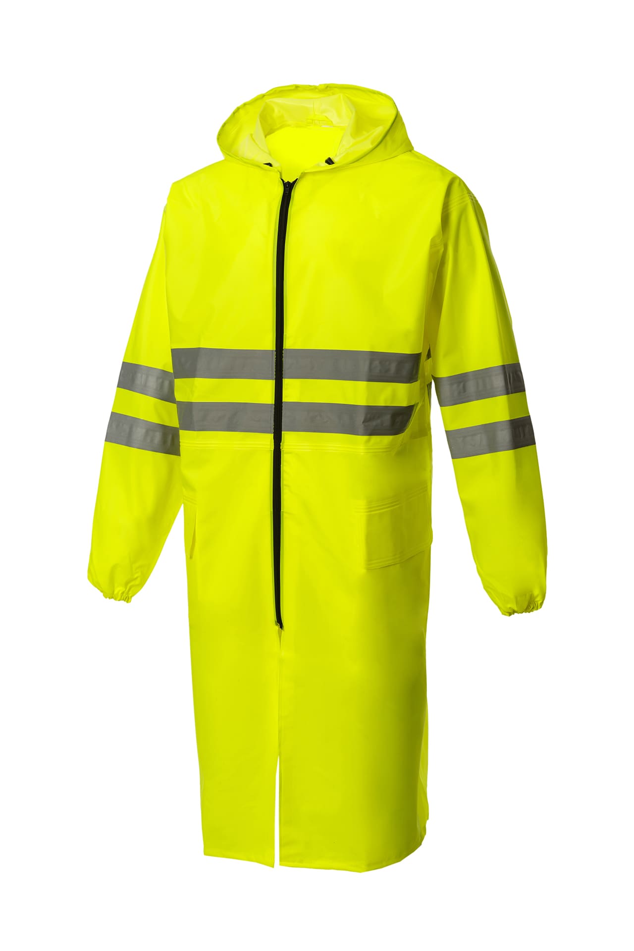 5037373 Плащ сигнальный влагозащитный лимонный  Непромокаемая спецодежда  размер 60-62/194-200 (XXXL) 