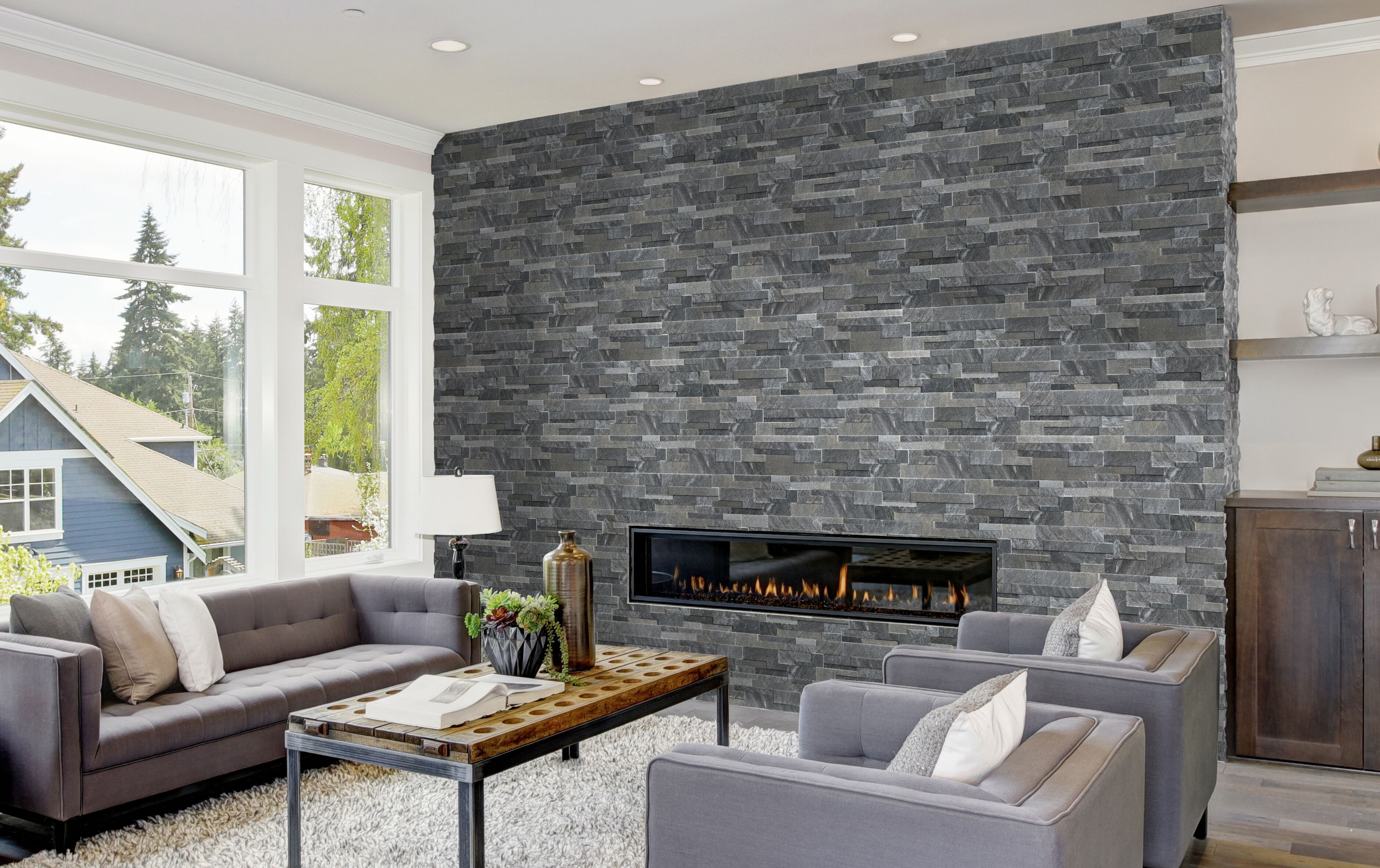 Пол / облицовка керамогранита с эффектом камня KERADOM NATIVA ARCH-00102493 - Вид №23