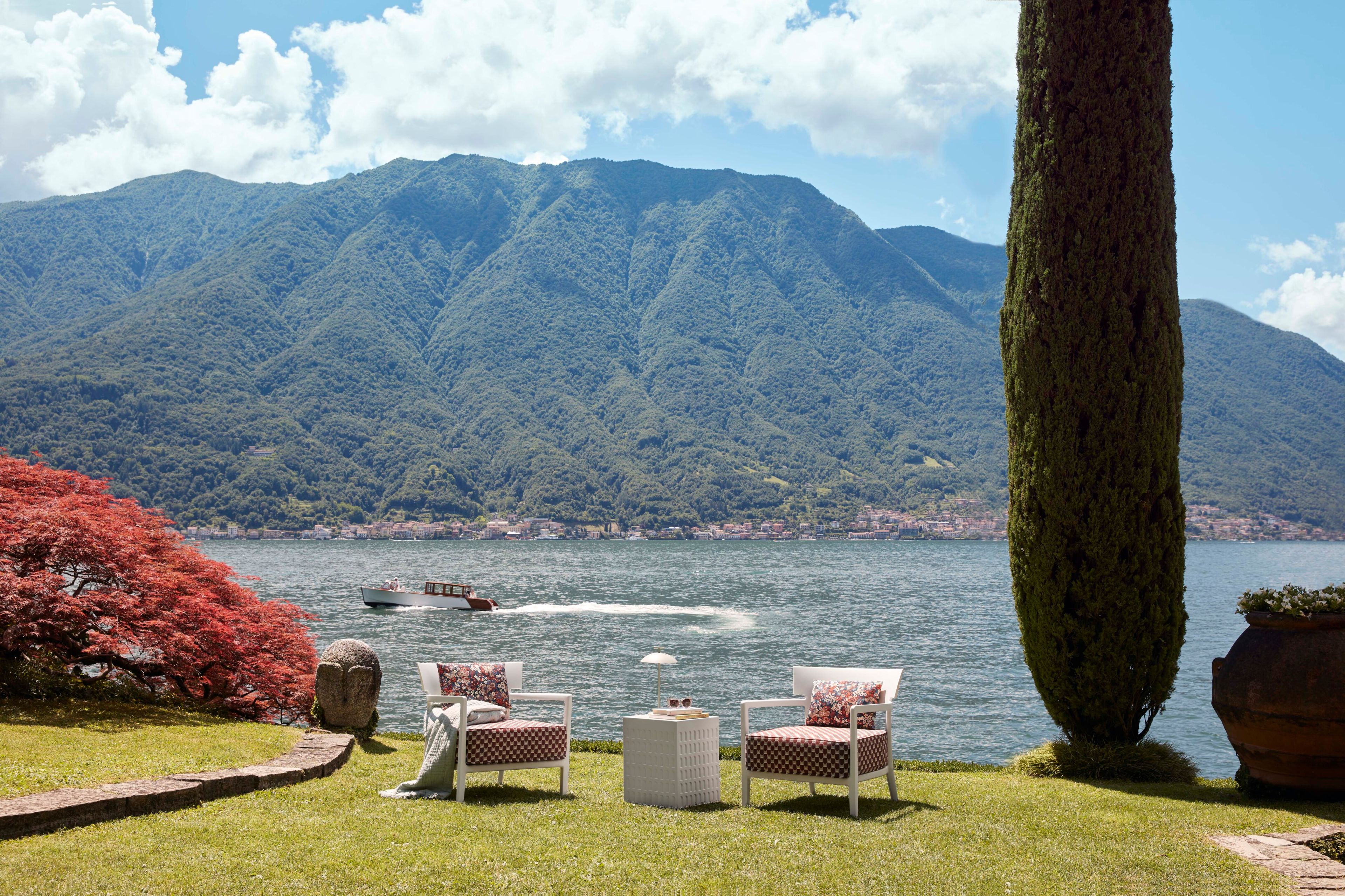 Съемное садовое кресло из поликарбоната и ткани с подлокотниками Kartell CARA ARCH-00047207 - Вид №9