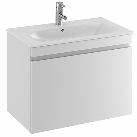 42385 IFO Renova Плоская тумба для умывальника с ящиком и внутренним ящиком, W = 588 мм, W1 = 600 мм, вяз, пленка  - Вид №9