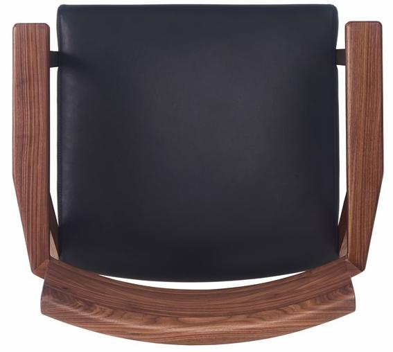 BassamFellows Стул из массива дерева с подлокотниками  Cb-55  - Вид №5