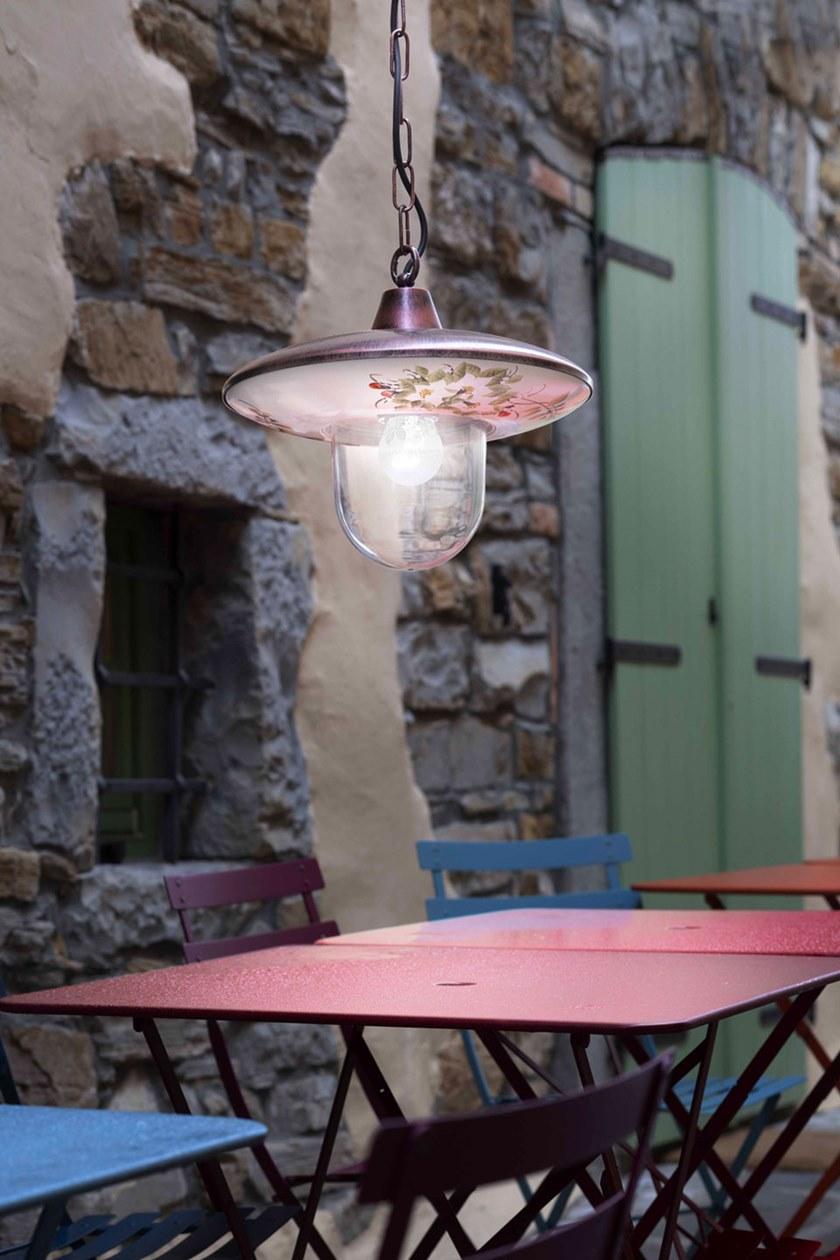 FERROLUCE Подвесной светильник для улицы из керамики Latina A294 - Вид №1