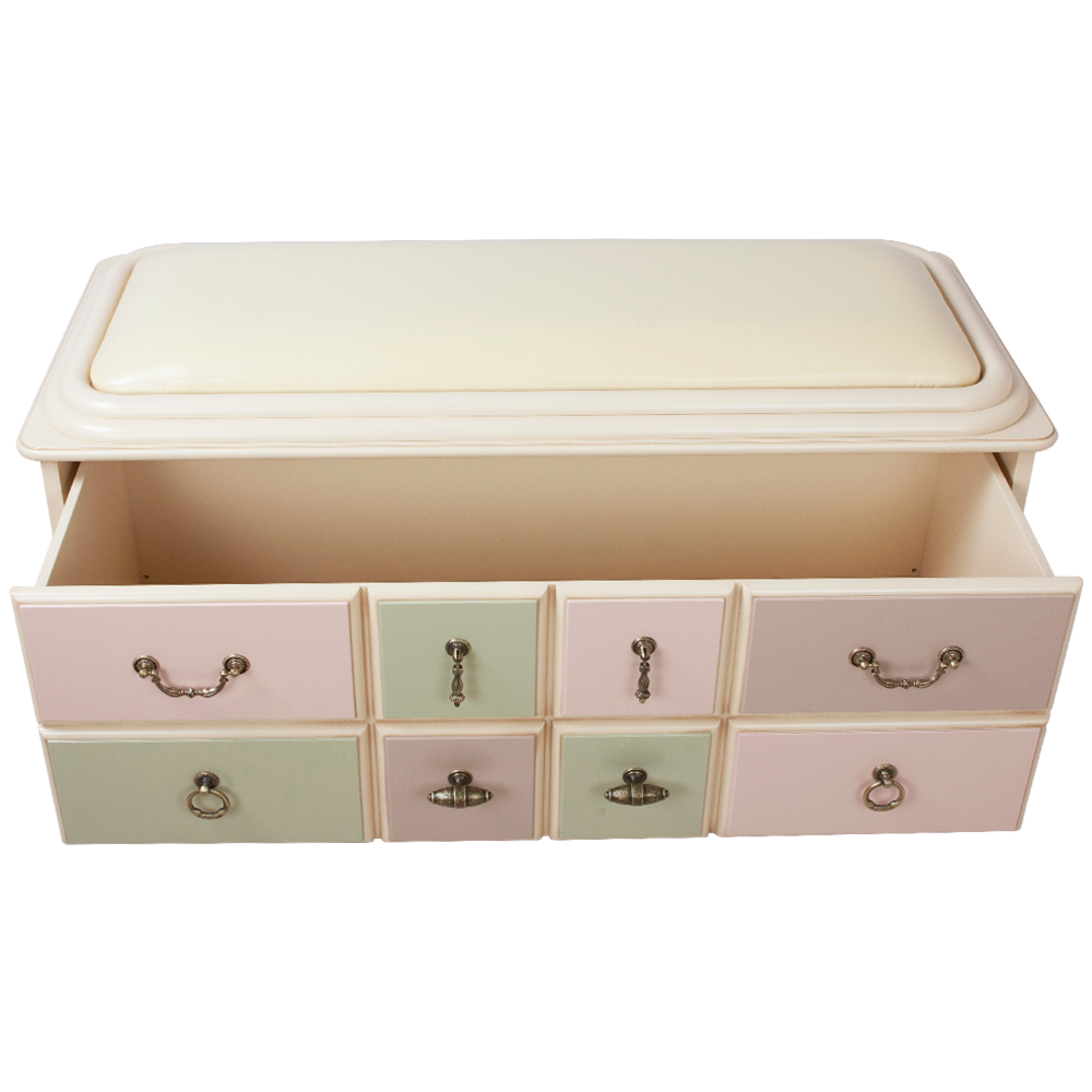 11532 Банкетка Пандора 2 с ящиком Айвори Акварель BOGACHO 4627139503484 - Вид №3