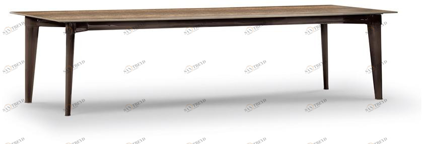 Minotti Прямоугольный деревянный стол sun-id-1475537