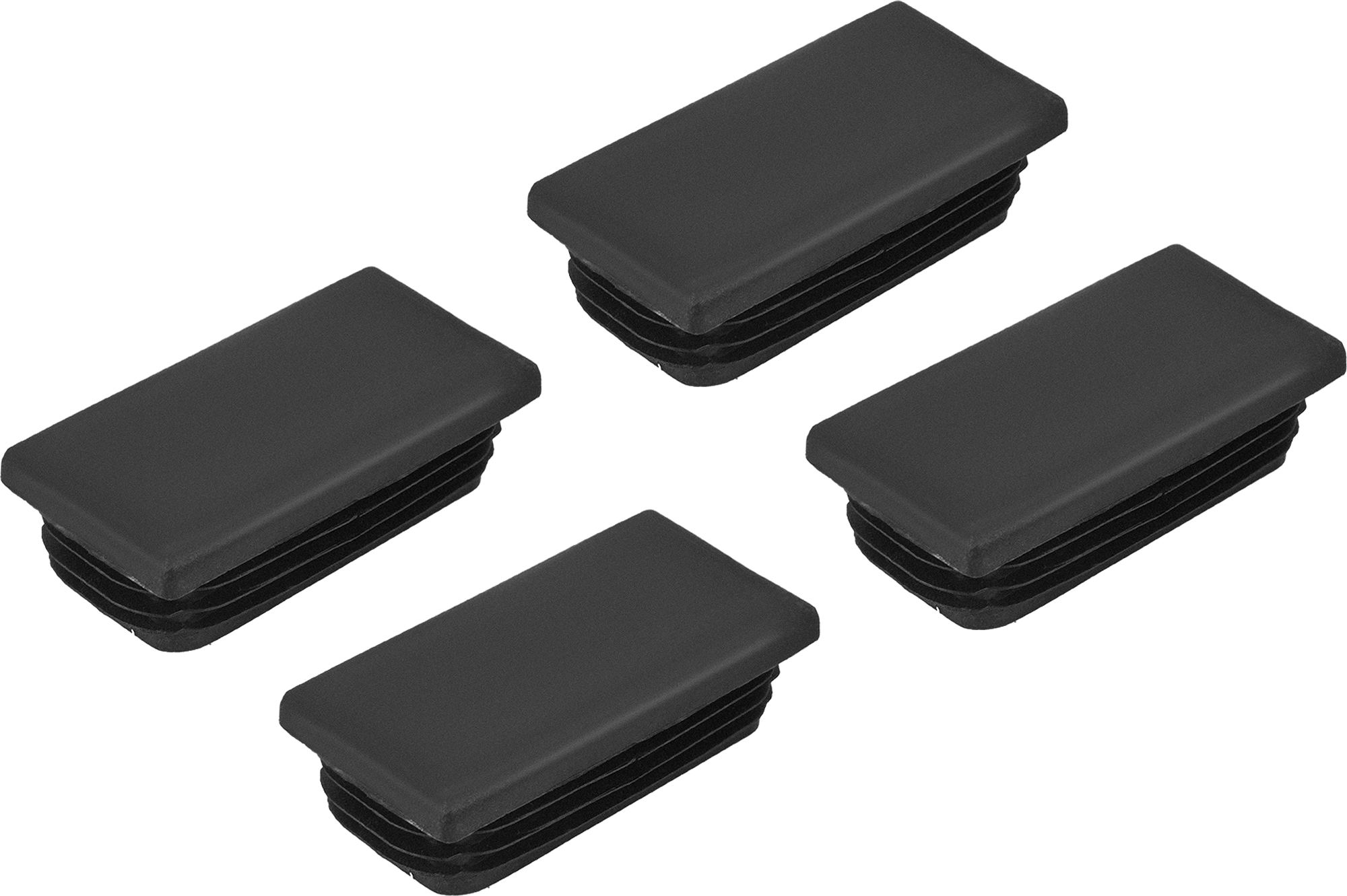 86492039 Заглушка универсальная 30x60 мм полипропилен черный, 4 шт. STLM-0069394 Santreyd  - Вид №2