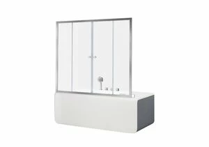 Шторка для ванны Aquanet Alfa 5 NAA6142 170, прозрачное стекло