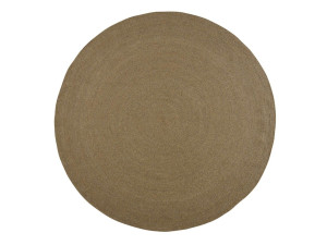 Круглый коврик ручной работы из полипропилена для улицы